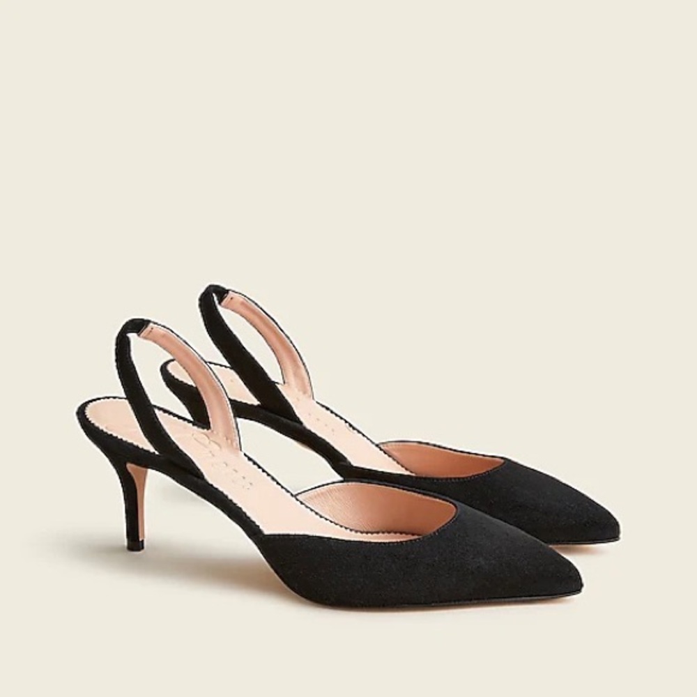 Colette slingback pumps in suede